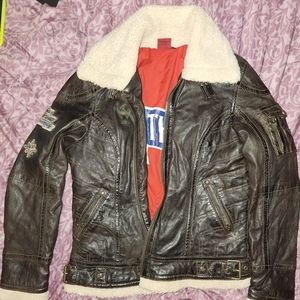 Brown WonderWoman Sherpa Jacket
